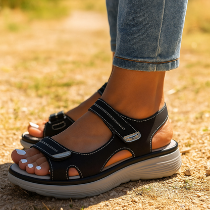 Hannahs - 2 Strap Velcro Sandals