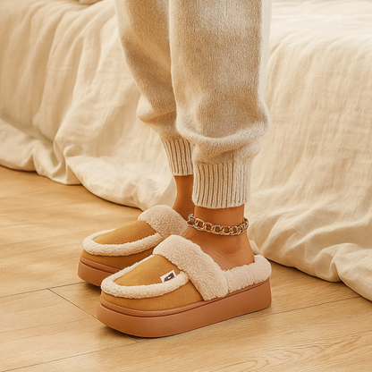 Pillow Sherpa Lined Slippers