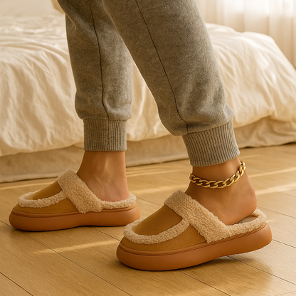 Pillow Sherpa Lined Slippers