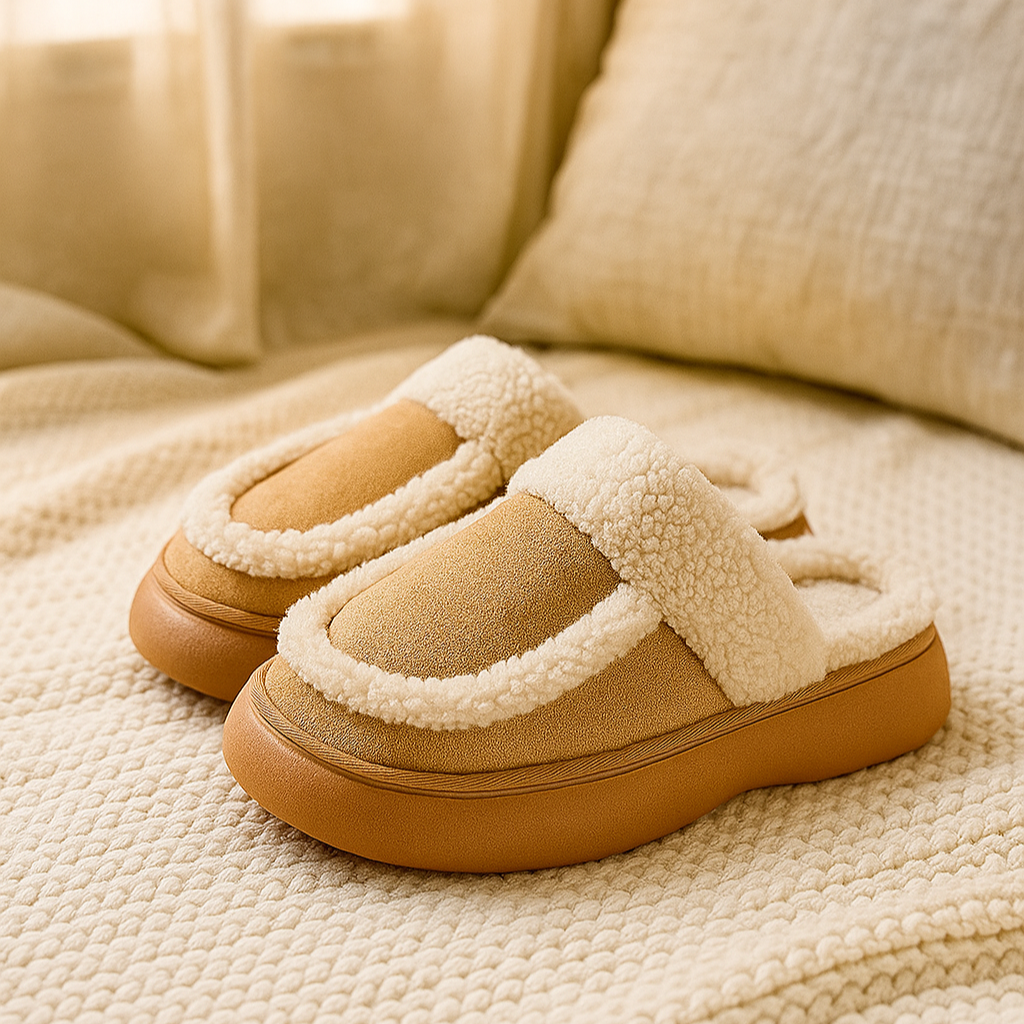 Pillow Sherpa Lined Slippers