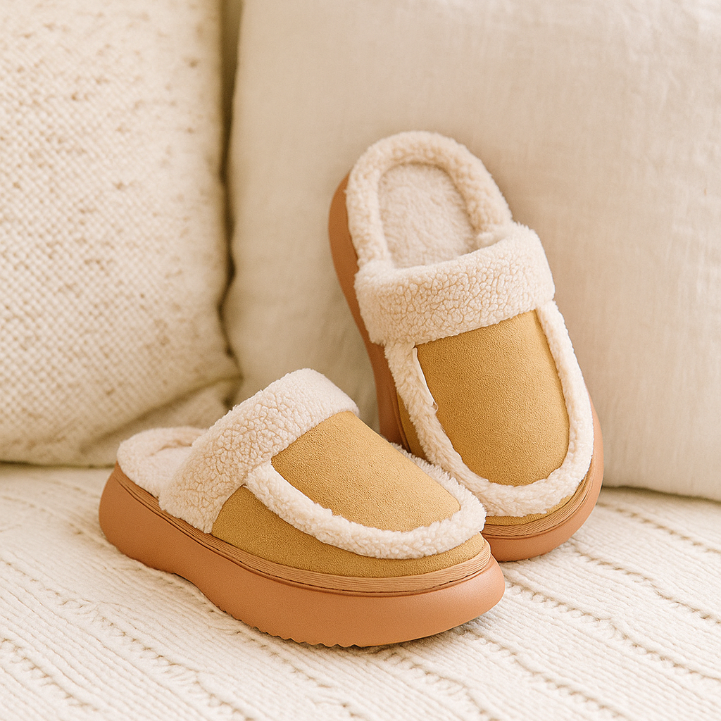 Pillow Sherpa Lined Slippers